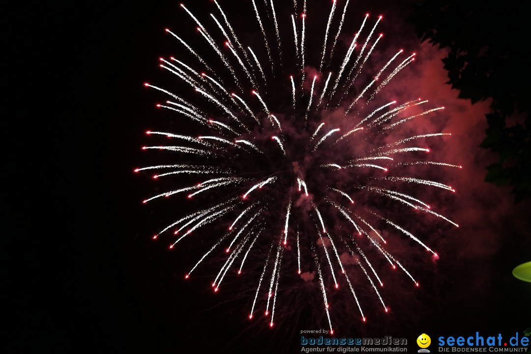 Schweizer Feiertag mit Feuerwerk: Stockach am Bodensee, 12.06.2015