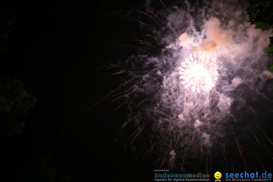 Schweizer Feiertag mit Feuerwerk: Stockach am Bodensee, 12.06.2015