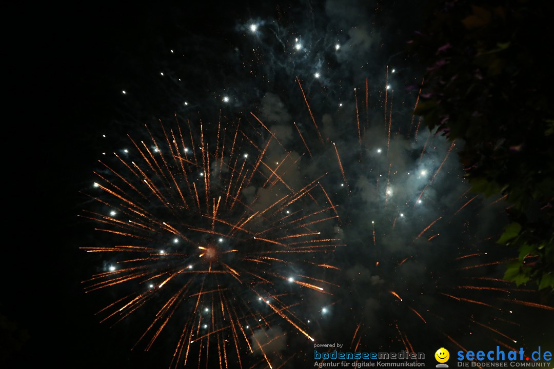 Schweizer Feiertag mit Feuerwerk: Stockach am Bodensee, 12.06.2015