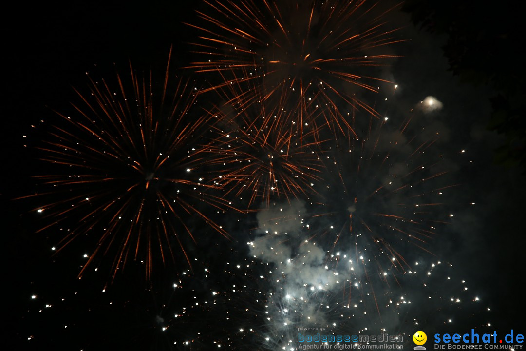 Schweizer Feiertag mit Feuerwerk: Stockach am Bodensee, 12.06.2015