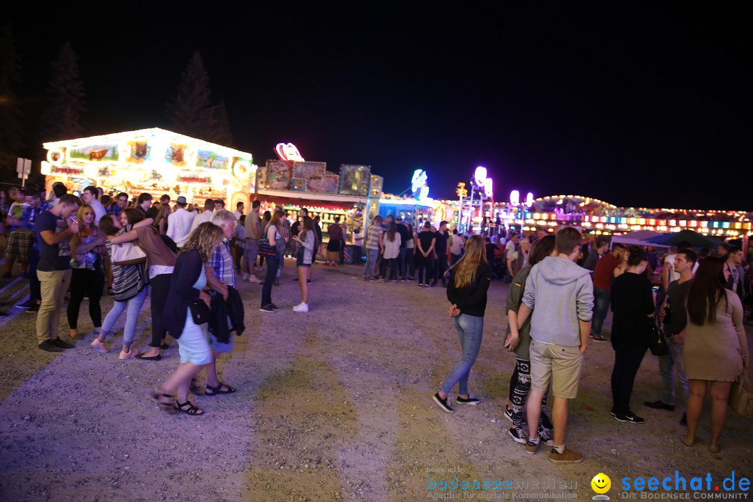 Schweizer Feiertag mit Feuerwerk: Stockach am Bodensee, 12.06.2015