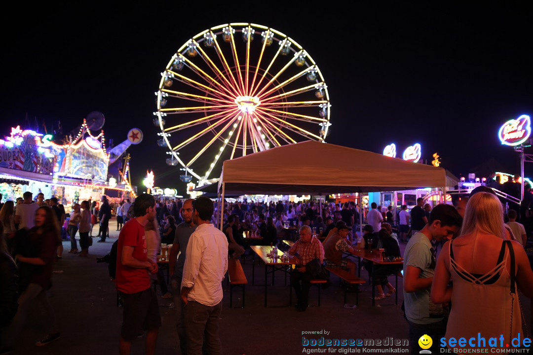 Schweizer Feiertag mit Feuerwerk: Stockach am Bodensee, 12.06.2015