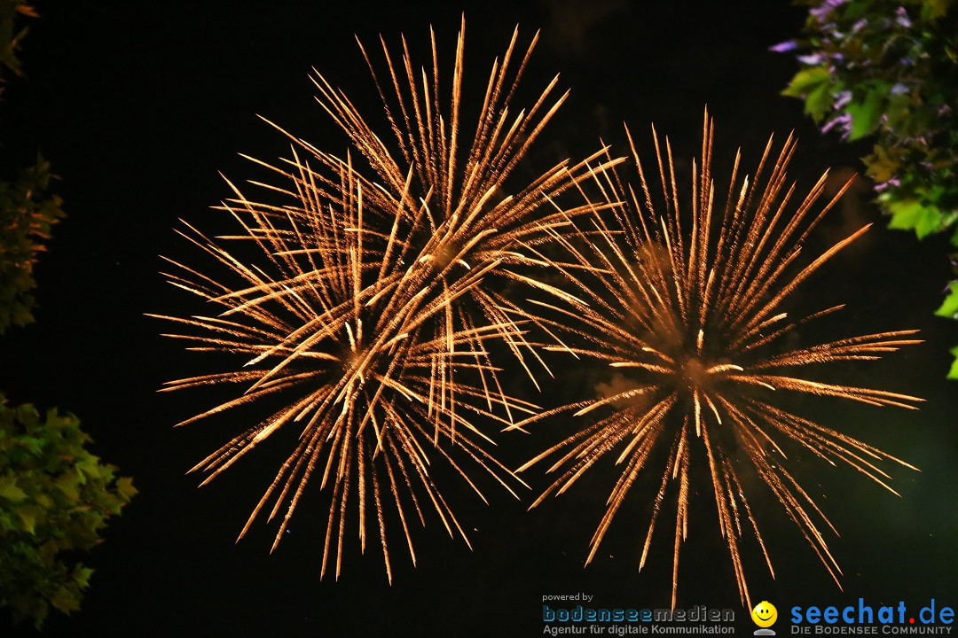 Schweizer Feiertag mit Feuerwerk: Stockach am Bodensee, 12.06.2015