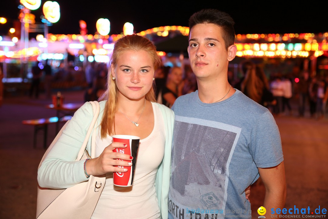 Schweizer Feiertag mit Feuerwerk: Stockach am Bodensee, 12.06.2015