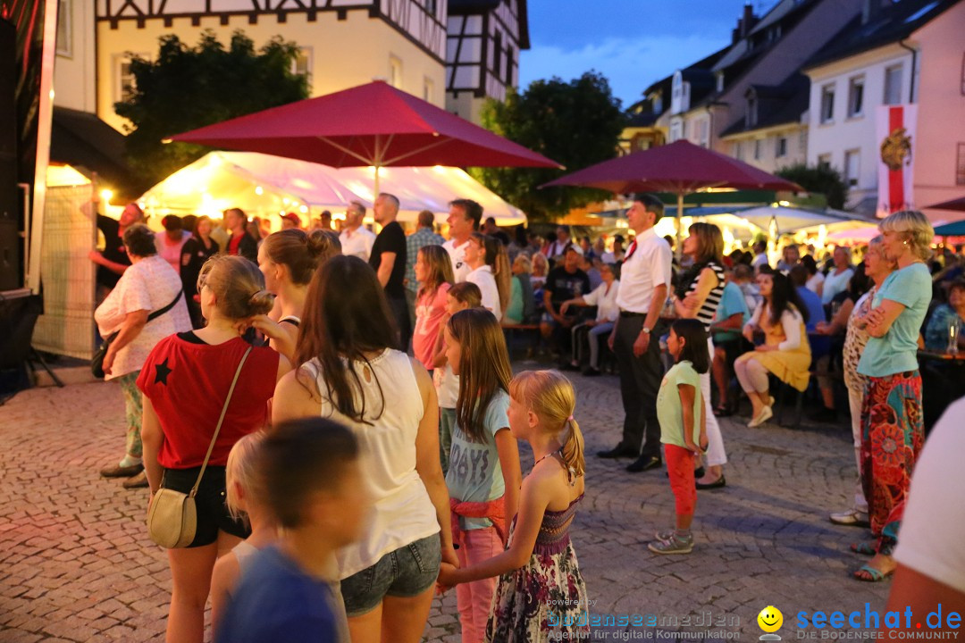 Schweizer Feiertag mit Feuerwerk: Stockach am Bodensee, 12.06.2015