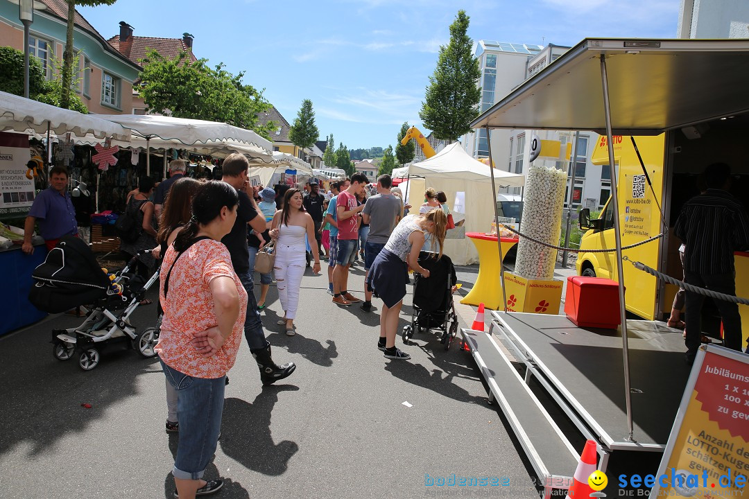 Schweizer Feiertag - Strassenfest: Stockach am Bodensee, 13.06.2015