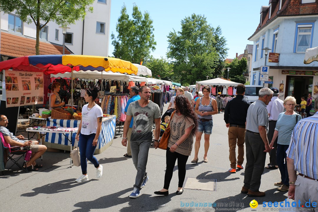 Schweizer Feiertag - Strassenfest: Stockach am Bodensee, 13.06.2015