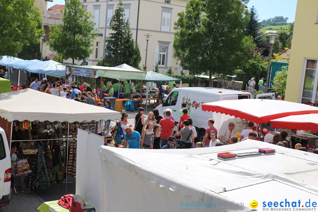 Schweizer Feiertag - Strassenfest: Stockach am Bodensee, 13.06.2015