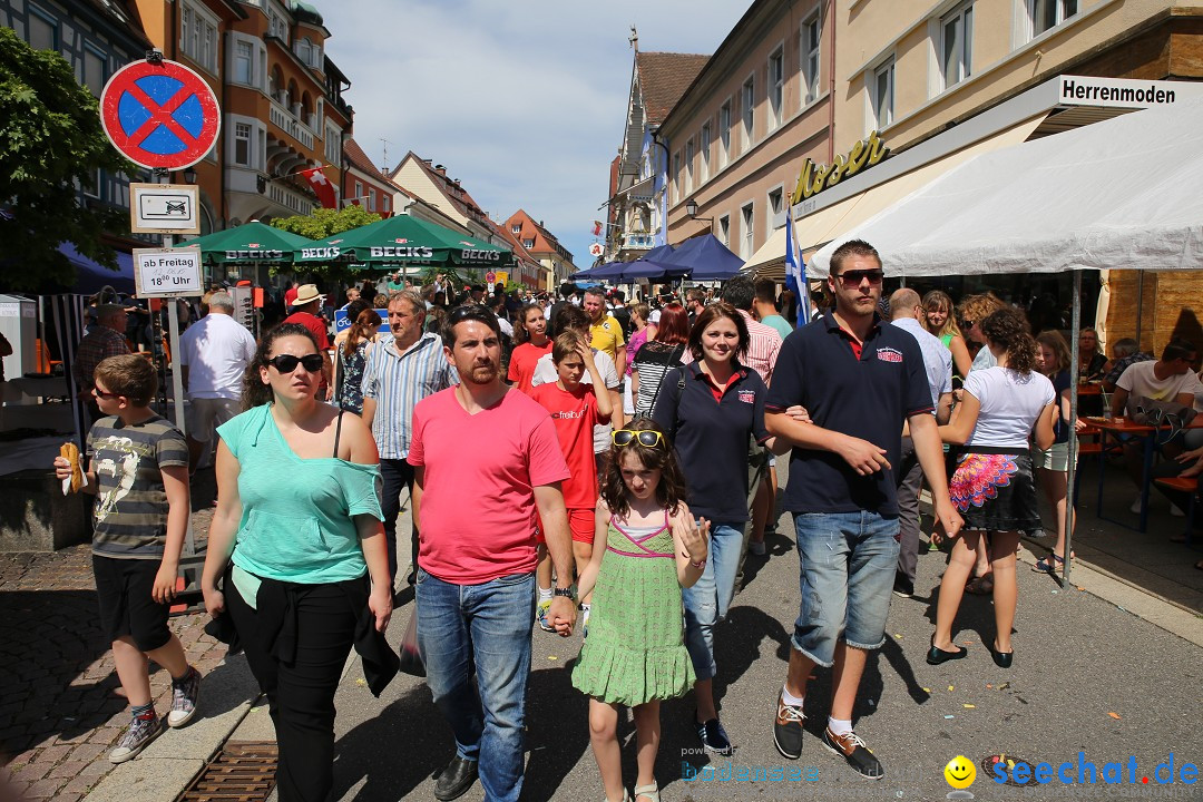 Schweizer Feiertag - Strassenfest: Stockach am Bodensee, 13.06.2015