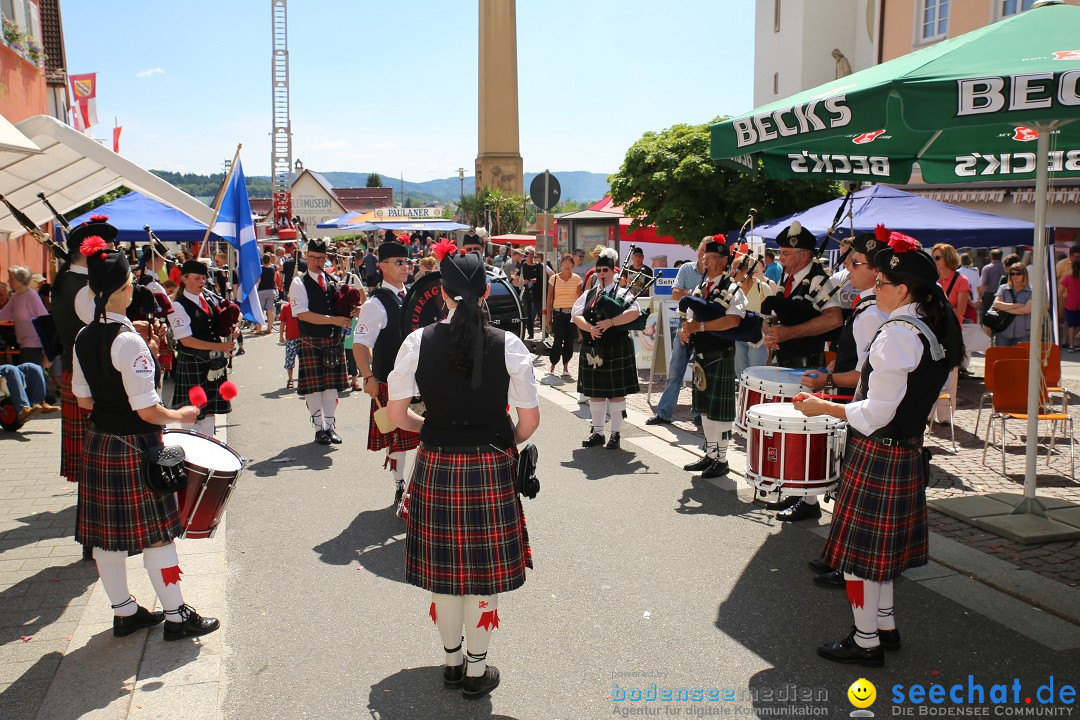 Schweizer Feiertag - Strassenfest: Stockach am Bodensee, 13.06.2015