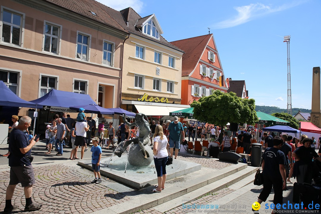 Schweizer Feiertag - Strassenfest: Stockach am Bodensee, 13.06.2015