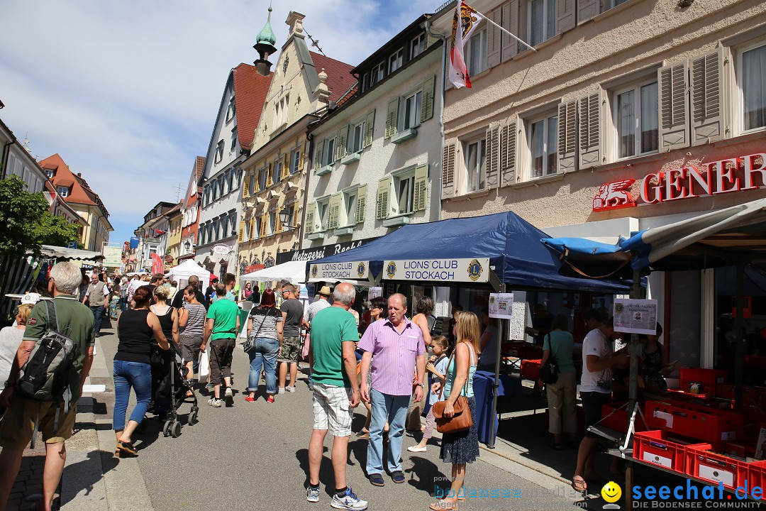 Schweizer Feiertag - Strassenfest: Stockach am Bodensee, 13.06.2015