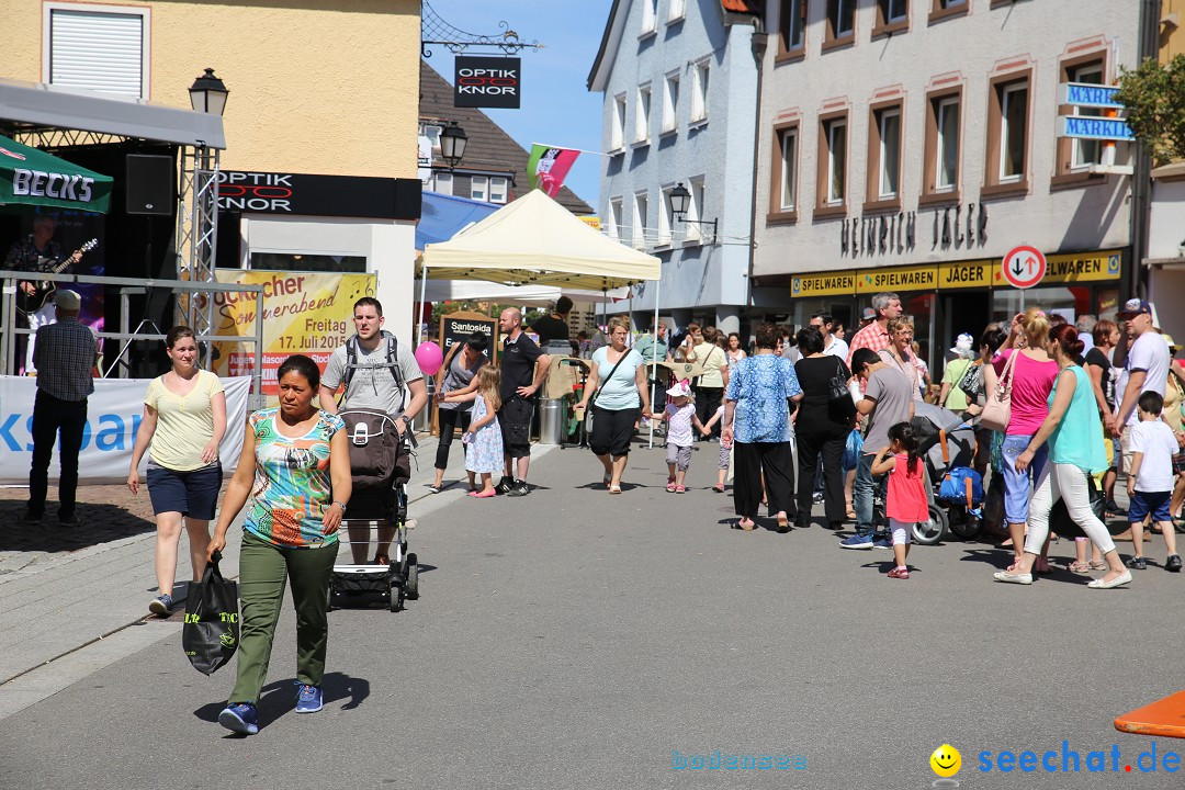 Schweizer Feiertag - Strassenfest: Stockach am Bodensee, 13.06.2015