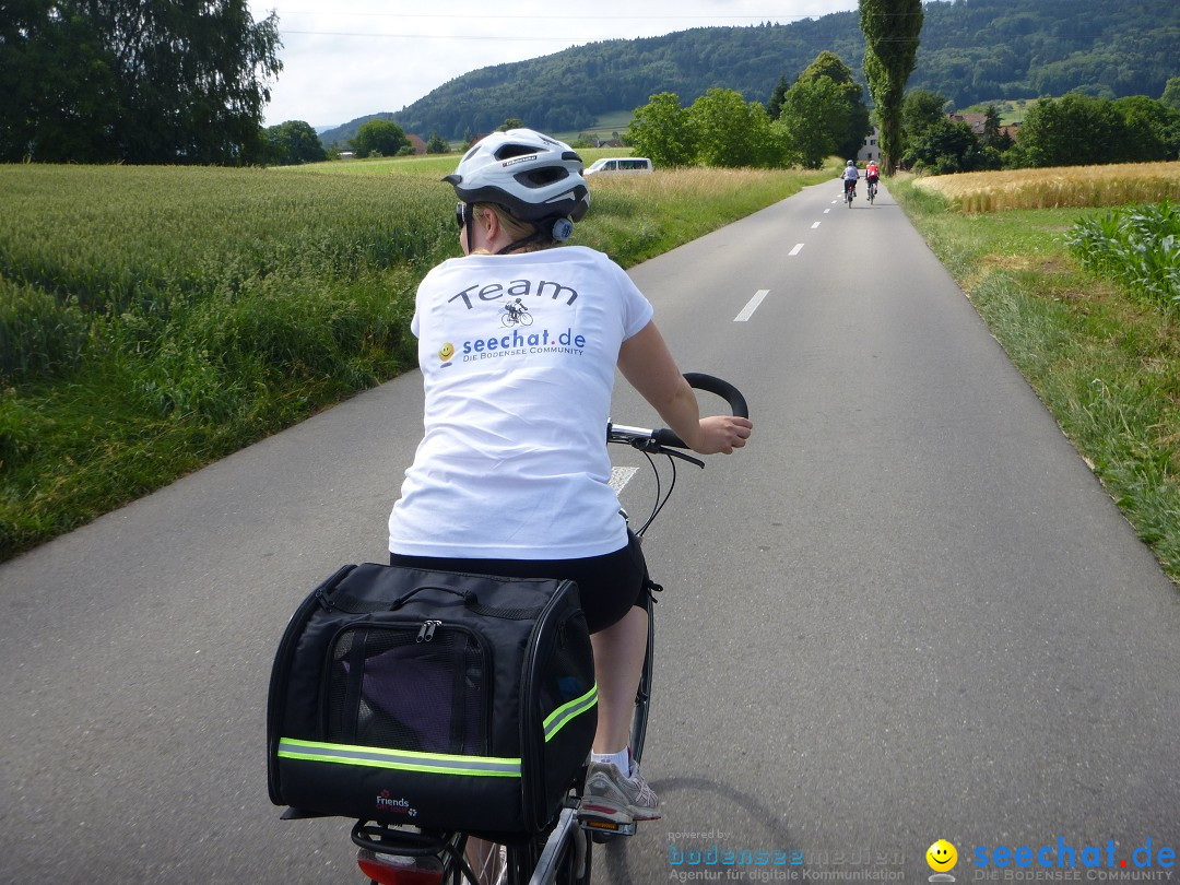 SlowUp Hegau-Schaffhausen, TEAM seechat.de Bodensee-Community, 14.06.15