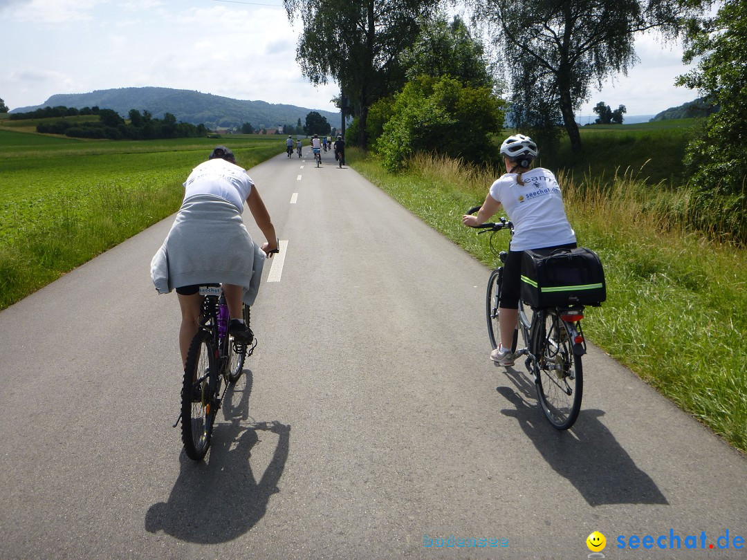 SlowUp Hegau-Schaffhausen, TEAM seechat.de Bodensee-Community, 14.06.15