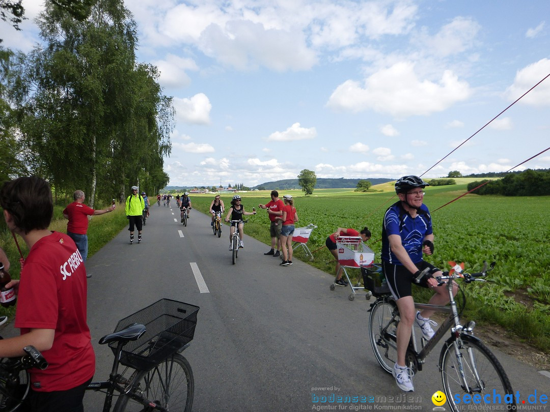 SlowUp Hegau-Schaffhausen, TEAM seechat.de Bodensee-Community, 14.06.15