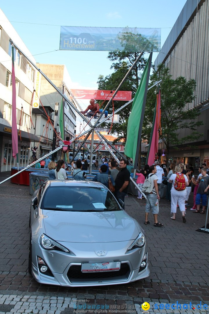 Stadtfest: Singen am Hohentwiel im Hegau - Bodensee, 27.06.2015