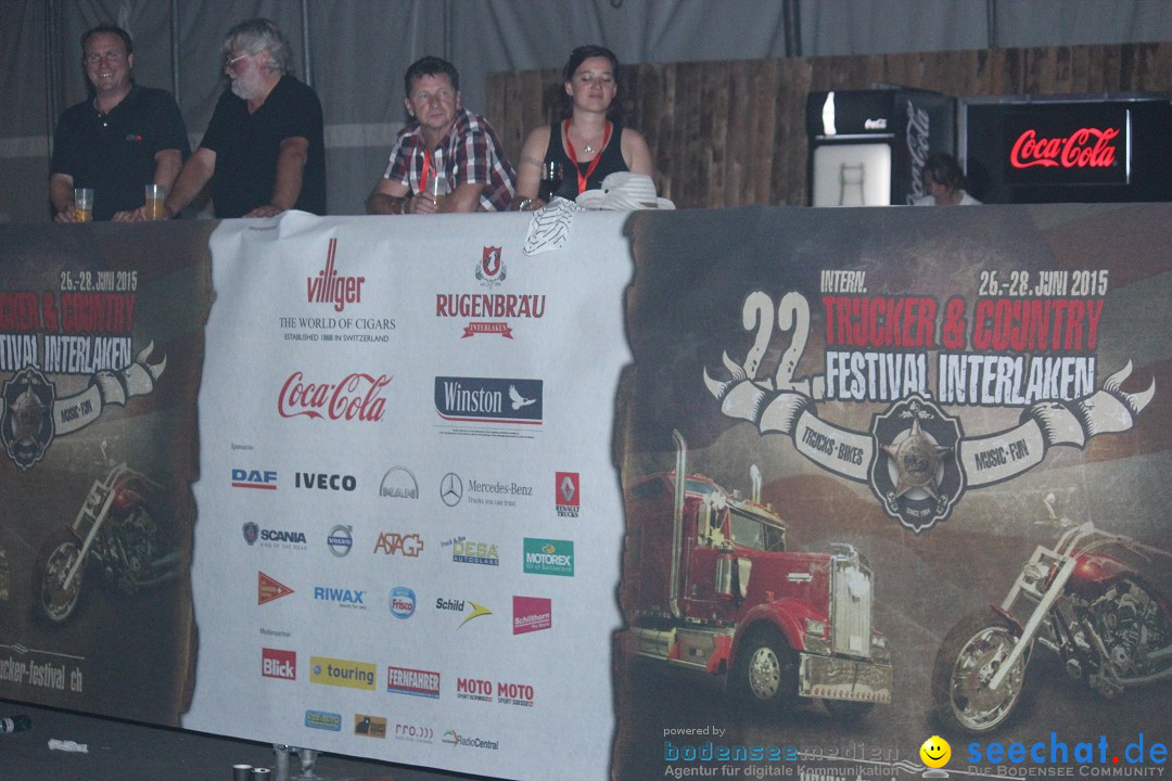 Trucker und Country Fetival in Interlaken - Schweiz, 27.06.2015