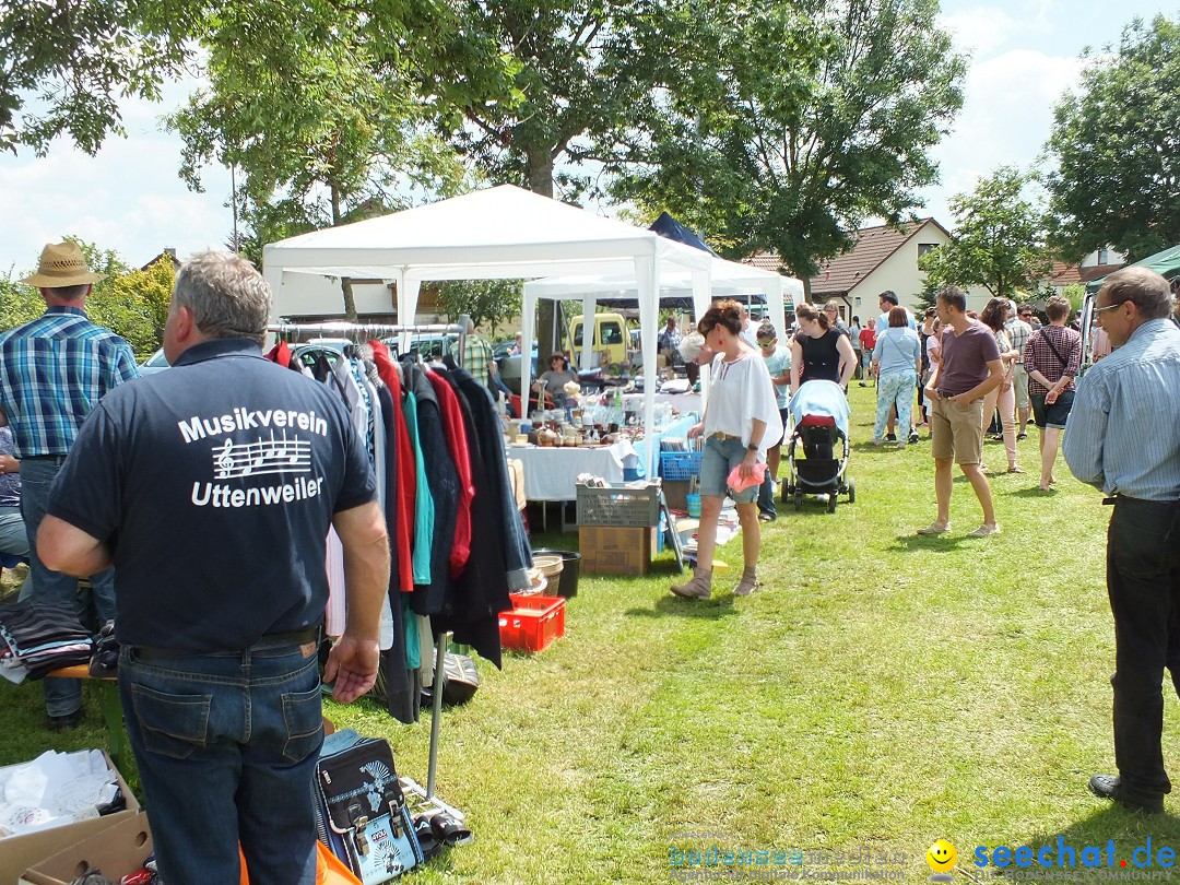 Sommerfest mit Flohmarkt - Musikverein: Uttenweiler, 28.06.2015