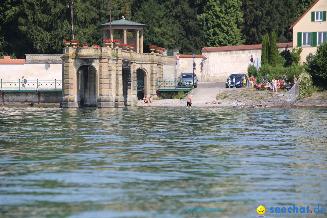 Bodensee Breitenquerung von Mim und Axel: Friedrichshafen, 04.07.2015