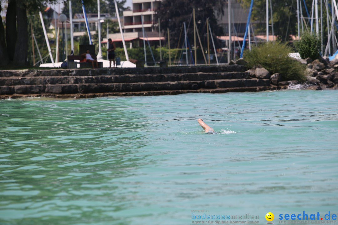 Bodensee Breitenquerung von Mim und Axel: Friedrichshafen, 04.07.2015