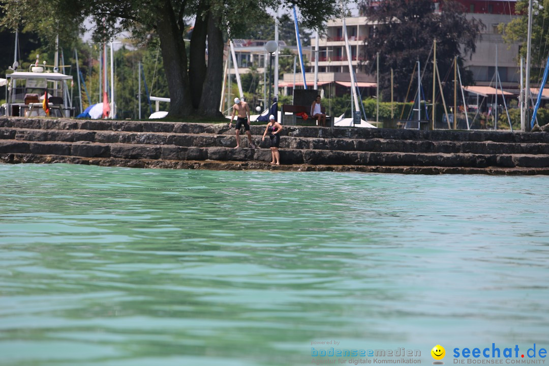 Bodensee Breitenquerung von Mim und Axel: Friedrichshafen, 04.07.2015