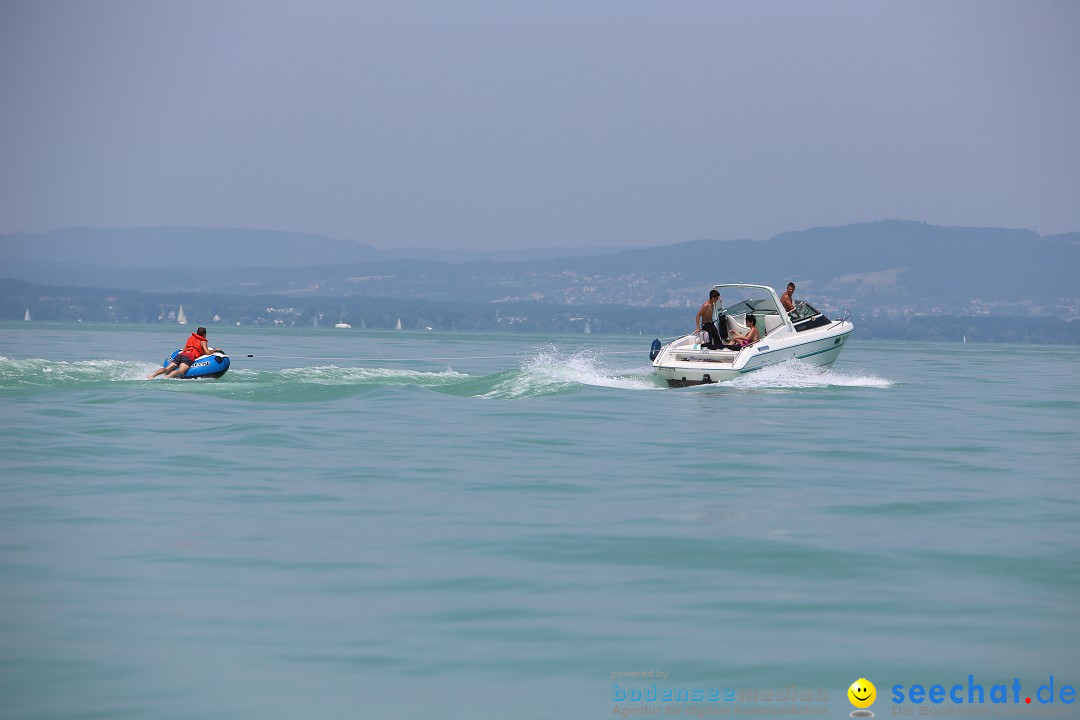 Bodensee Breitenquerung von Mim und Axel: Friedrichshafen, 04.07.2015