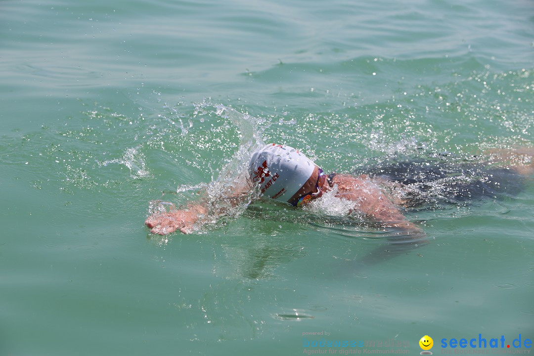 Bodensee Breitenquerung von Mim und Axel: Friedrichshafen, 04.07.2015