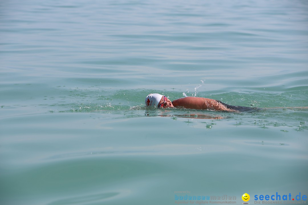 Bodensee Breitenquerung von Mim und Axel: Friedrichshafen, 04.07.2015