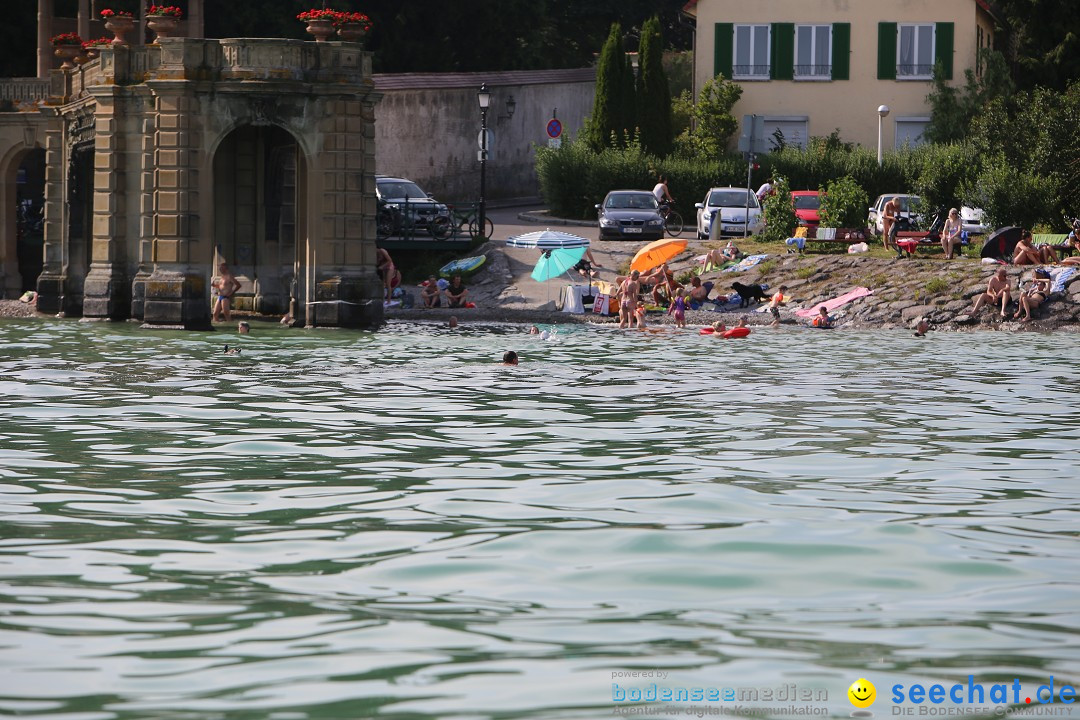 Bodensee Breitenquerung von Mim und Axel: Friedrichshafen, 04.07.2015