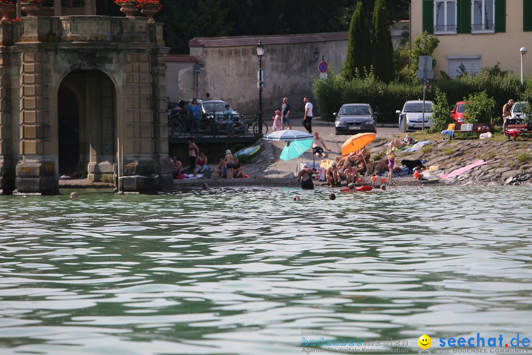 Bodensee Breitenquerung von Mim und Axel: Friedrichshafen, 04.07.2015