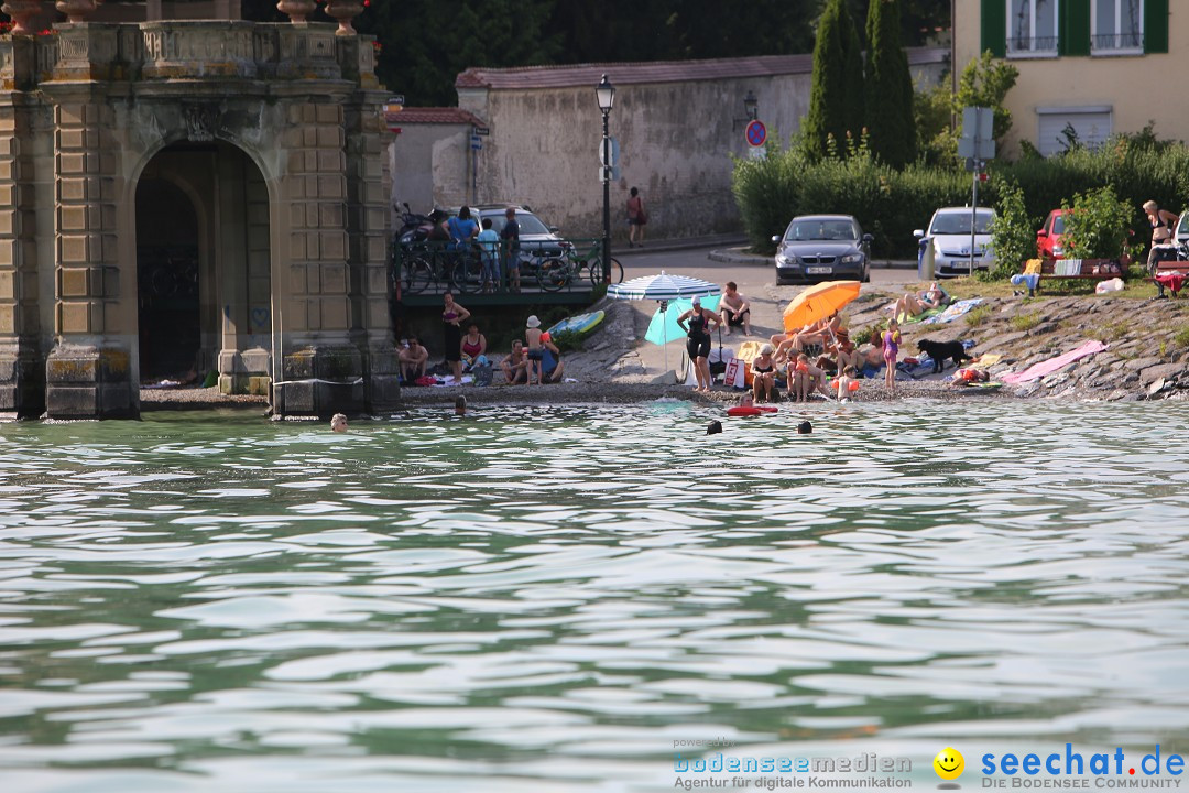 Bodensee Breitenquerung von Mim und Axel: Friedrichshafen, 04.07.2015