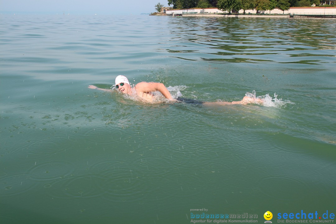 Bodensee Breitenquerung von Mim und Axel: Friedrichshafen, 04.07.2015