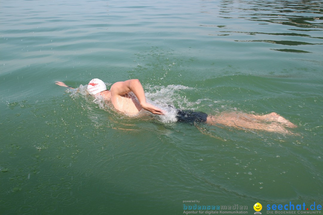 Bodensee Breitenquerung von Mim und Axel: Friedrichshafen, 04.07.2015