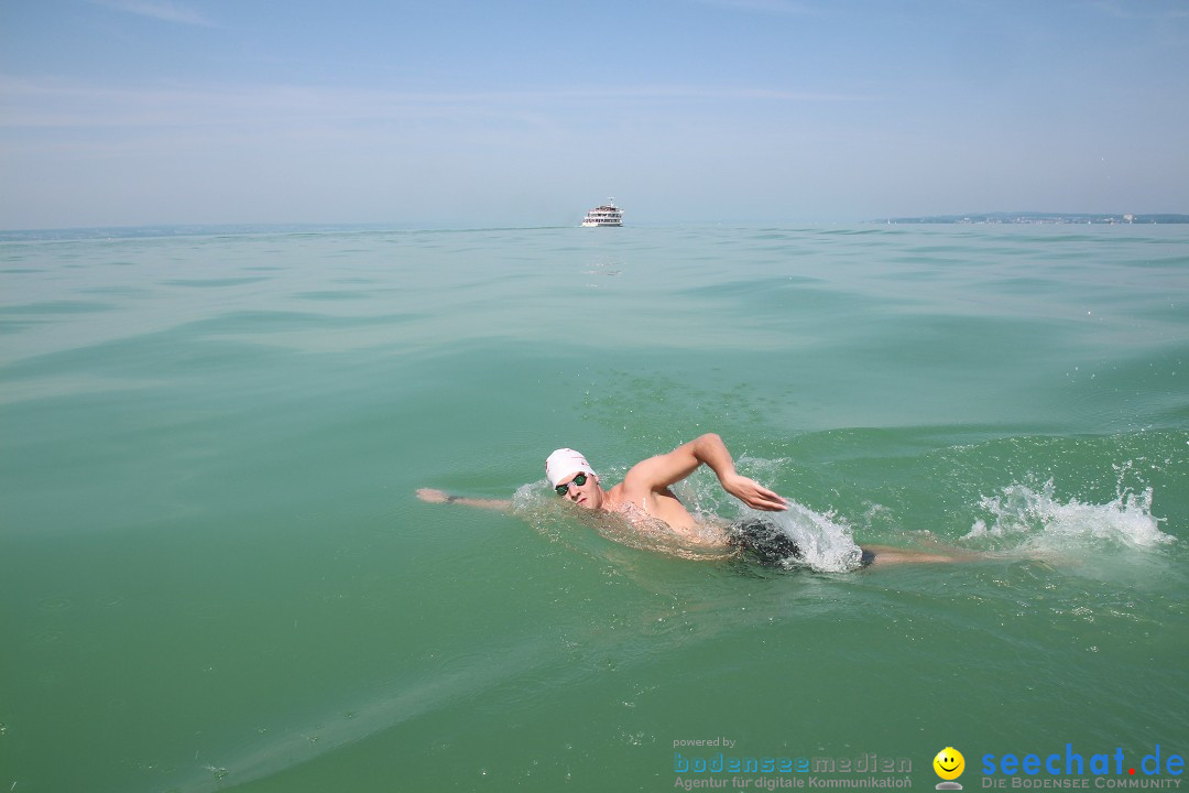 Bodensee Breitenquerung von Mim und Axel: Friedrichshafen, 04.07.2015