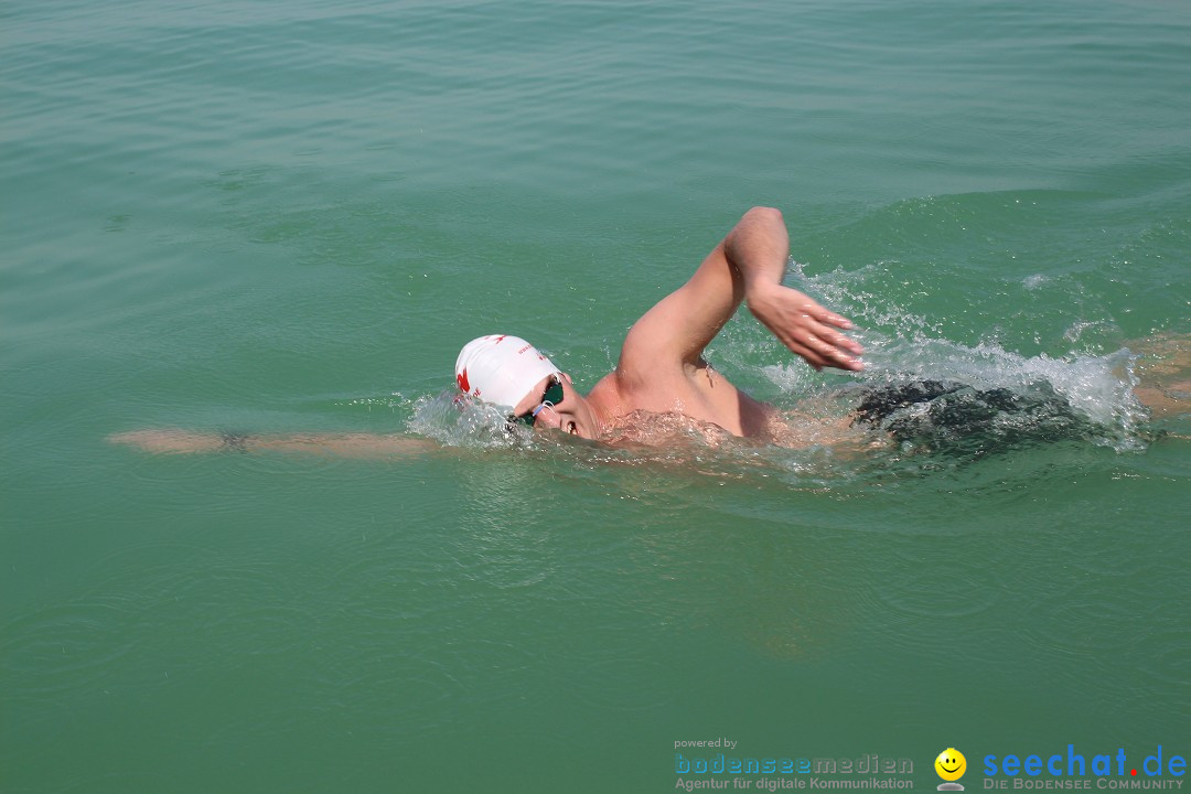 Bodensee Breitenquerung von Mim und Axel: Friedrichshafen, 04.07.2015