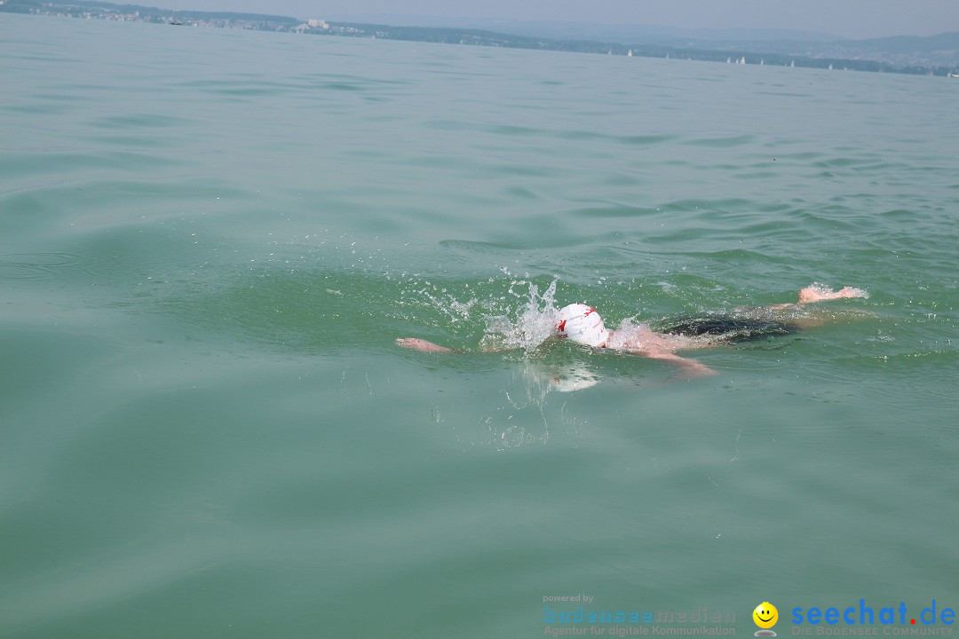 Bodensee Breitenquerung von Mim und Axel: Friedrichshafen, 04.07.2015