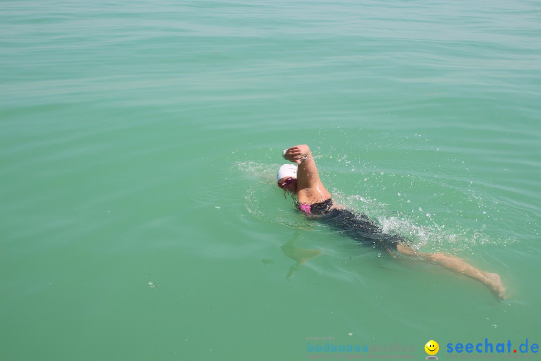 Bodensee Breitenquerung von Mim und Axel: Friedrichshafen, 04.07.2015