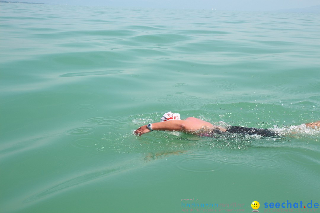 Bodensee Breitenquerung von Mim und Axel: Friedrichshafen, 04.07.2015