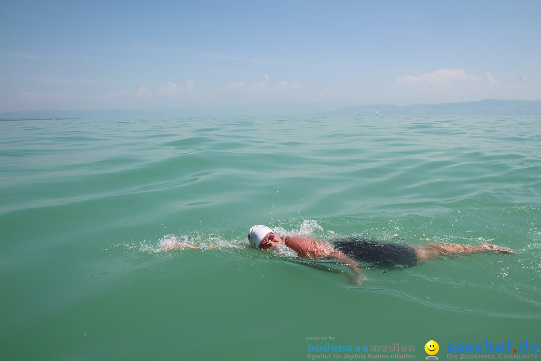 Bodensee Breitenquerung von Mim und Axel: Friedrichshafen, 04.07.2015