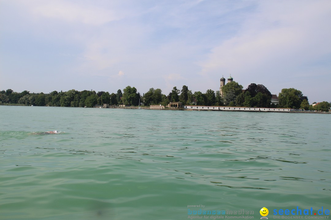 Bodensee Breitenquerung von Mim und Axel: Friedrichshafen, 04.07.2015