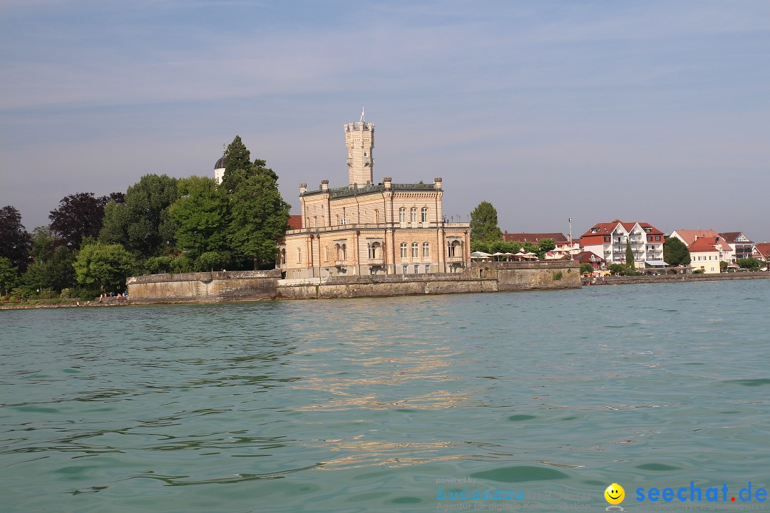 Bodensee Breitenquerung von Mim und Axel: Friedrichshafen, 04.07.2015