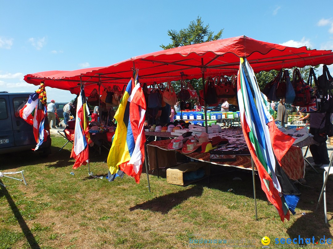 Flohmarkt und Fest: Oggelshausen in Oberschwaben, 24.07.2015