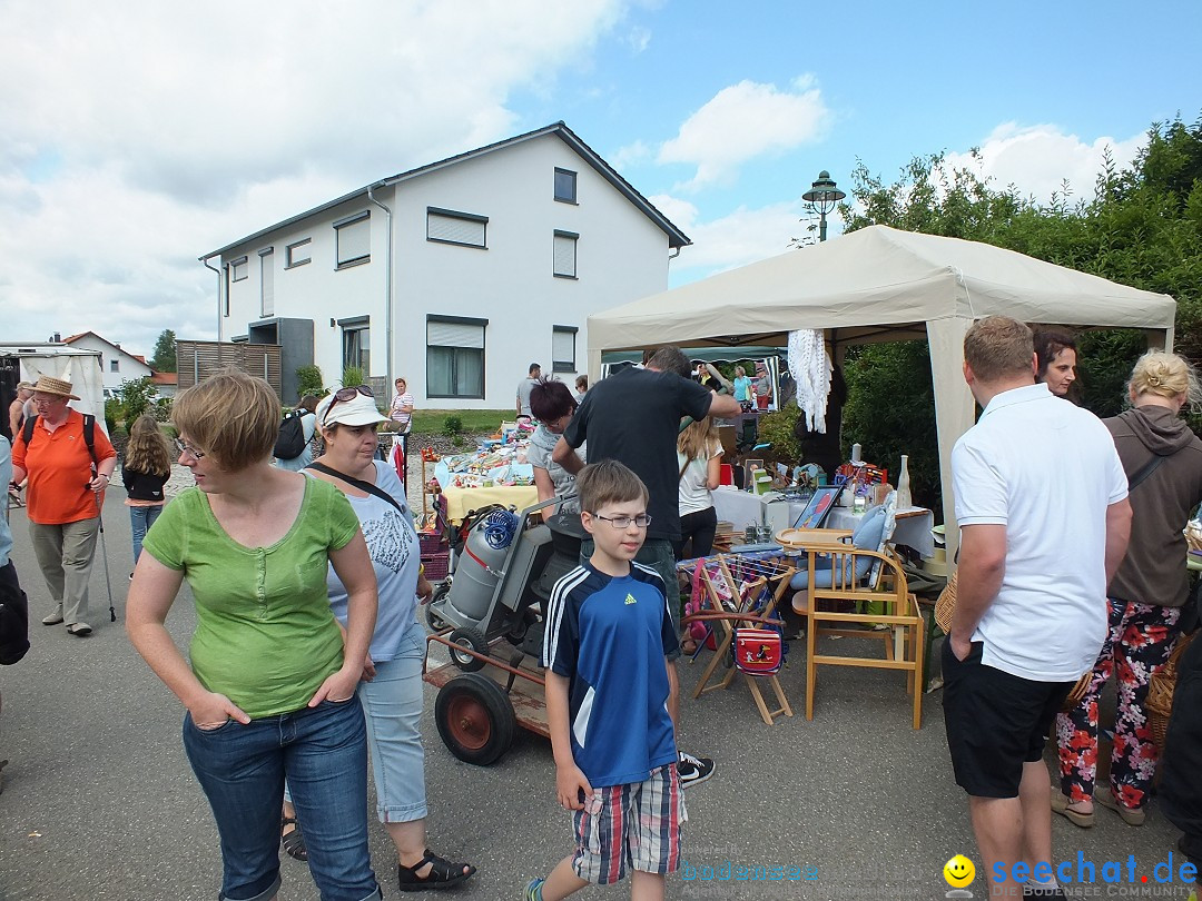 Flohmarkt und Fest: Oggelshausen in Oberschwaben, 24.07.2015