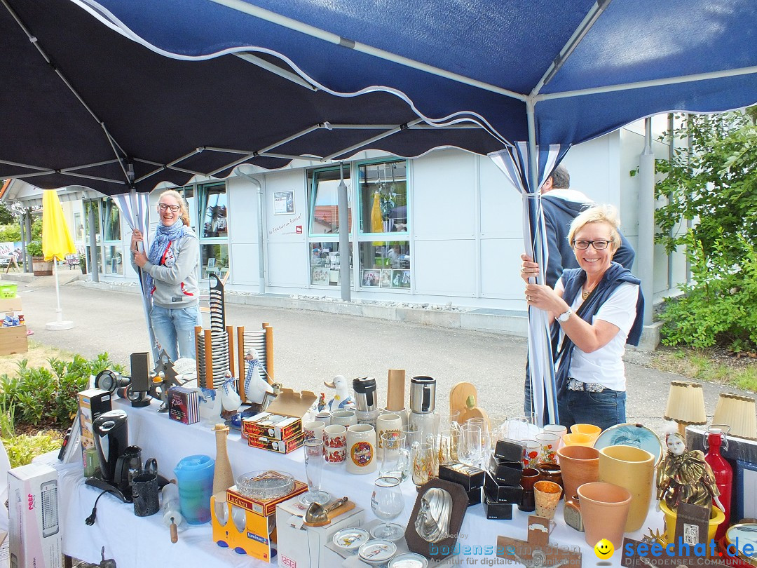 Flohmarkt und Fest: Oggelshausen in Oberschwaben, 24.07.2015