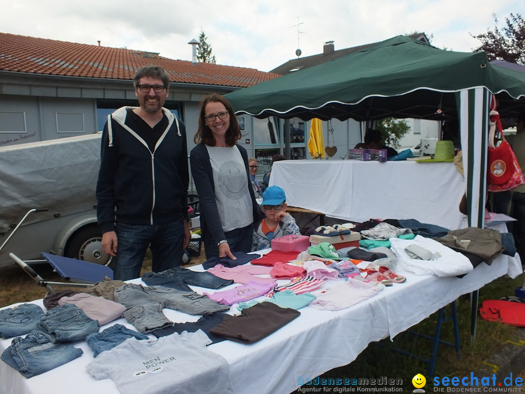 Flohmarkt und Fest: Oggelshausen in Oberschwaben, 24.07.2015