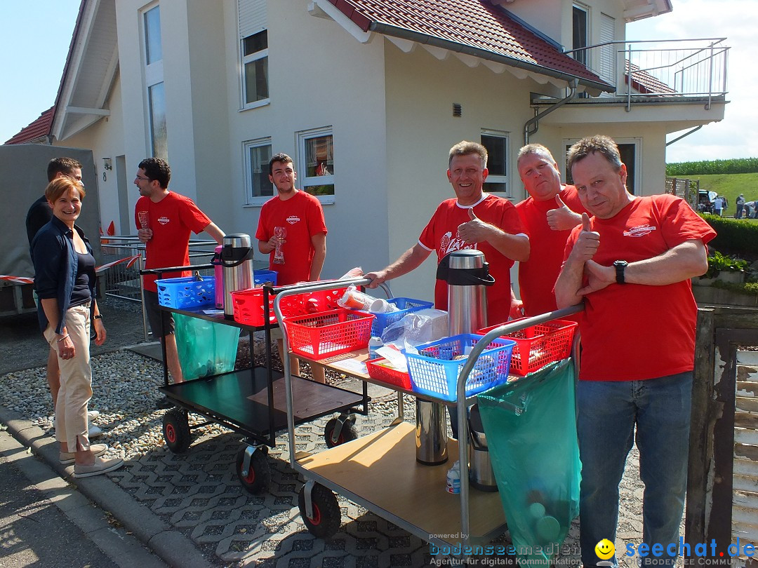 Flohmarkt und Fest: Oggelshausen in Oberschwaben, 24.07.2015