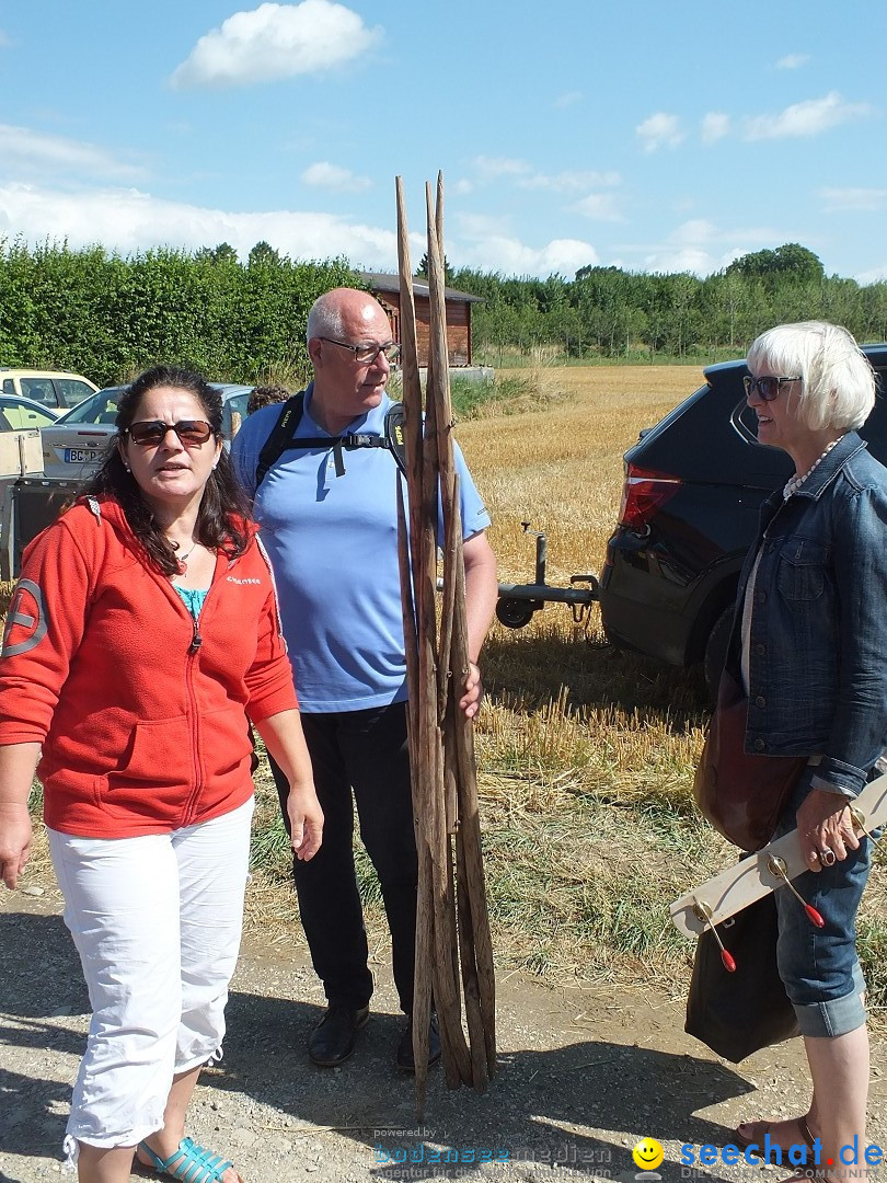 Flohmarkt und Fest: Oggelshausen in Oberschwaben, 24.07.2015