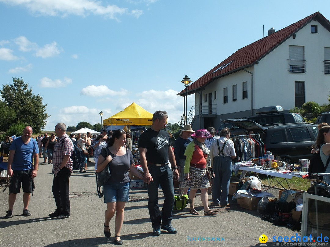 Flohmarkt und Fest: Oggelshausen in Oberschwaben, 24.07.2015