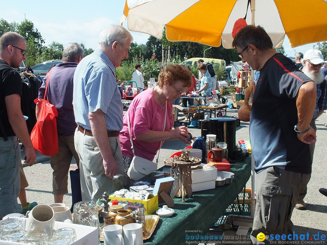 Flohmarkt und Fest: Oggelshausen in Oberschwaben, 24.07.2015